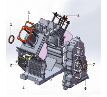 Блок двигателя (УГД-15000Е)